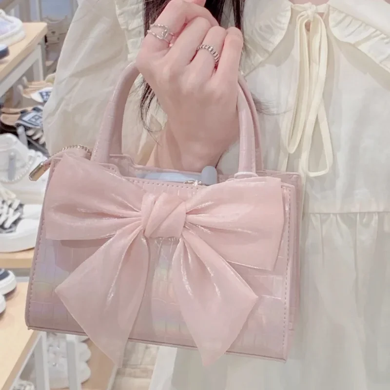Sweet Pink Bow Clutch - Image 4