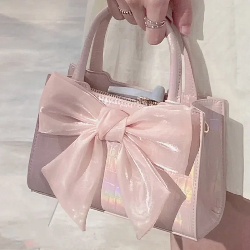 Sweet Pink Bow Clutch - Image 2