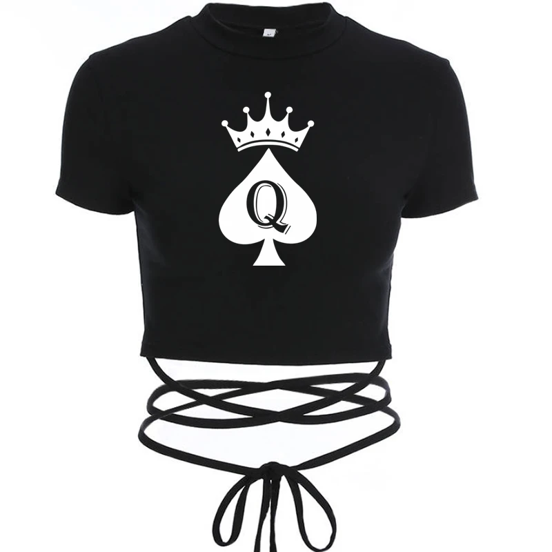 Queen Of Spades Strappy Top