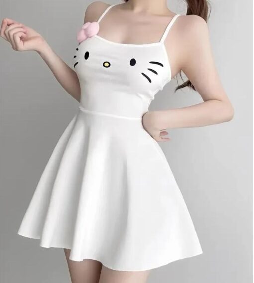 Femboy Kitty White Dress Dresses Casual cb5feb1b7314637725a2e7: white