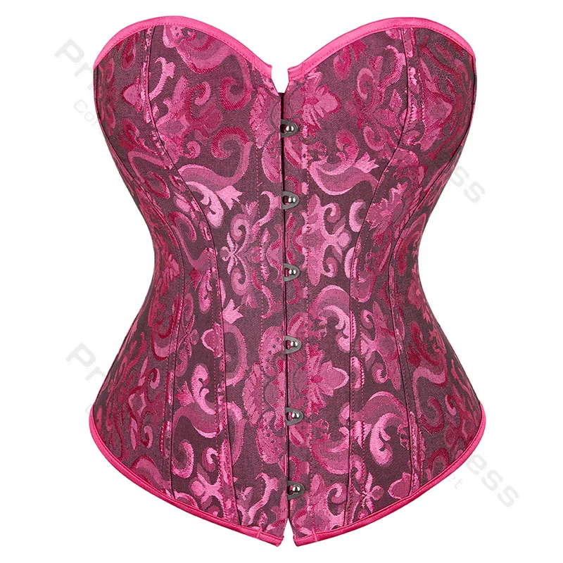 Busty Sissy Princess Corset - jacquard corset 3, XL