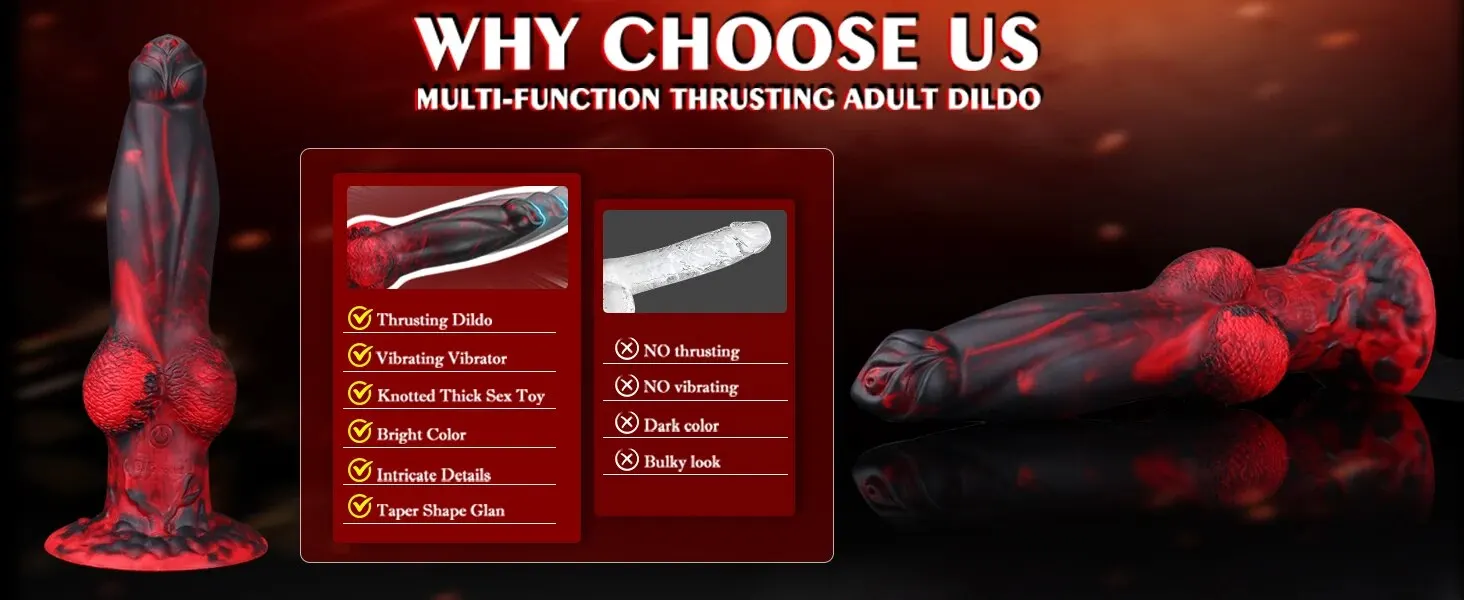 Thrusting Dildo Anal Sex Toys for Women Huge Fantasy Dildos Vibrator 7 Modes G-spot Stimulation Monster Thick Anal Dildos Adult Thrusting Dildo Anal Sex Toys for Women Huge Fantasy Dildos Vibrator 7 Modes G-spot Stimulation Monster Thick Anal Dildos Adult