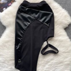 PU Leather Mini Skirt