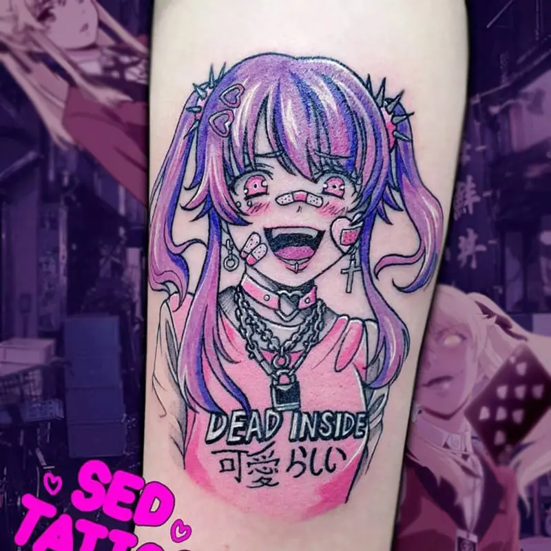 Chaotic Girl Tattoo