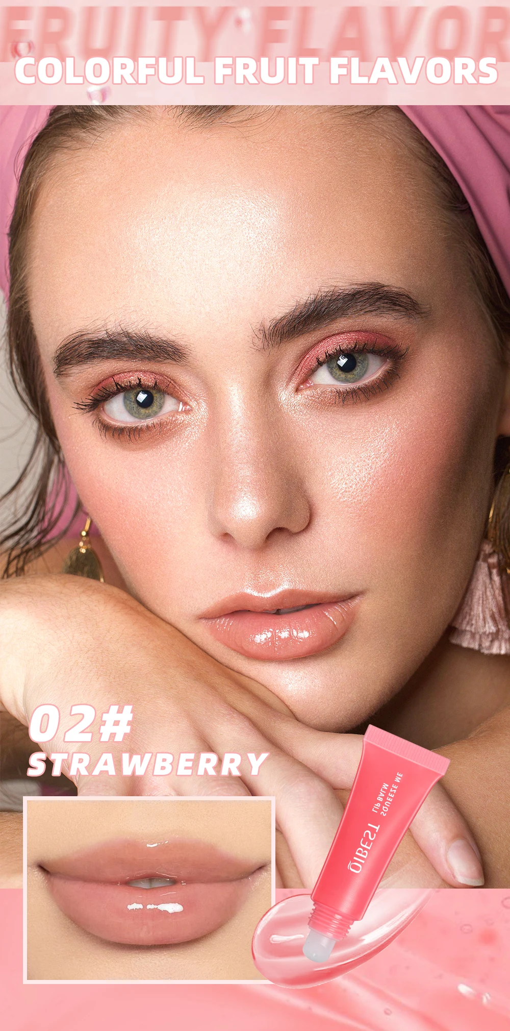 QIBEST Fruit Lip Balm Long Lasting Jelly Gel Moisturizing Nourish Lip Gloss Makeup For Women Lip Care Lip Mask Korean Cosmetics QIBEST Fruit Lip Balm Long Lasting Jelly Gel Moisturizing Nourish Lip Gloss Makeup For Women Lip Care Lip Mask Korean Cosmetics