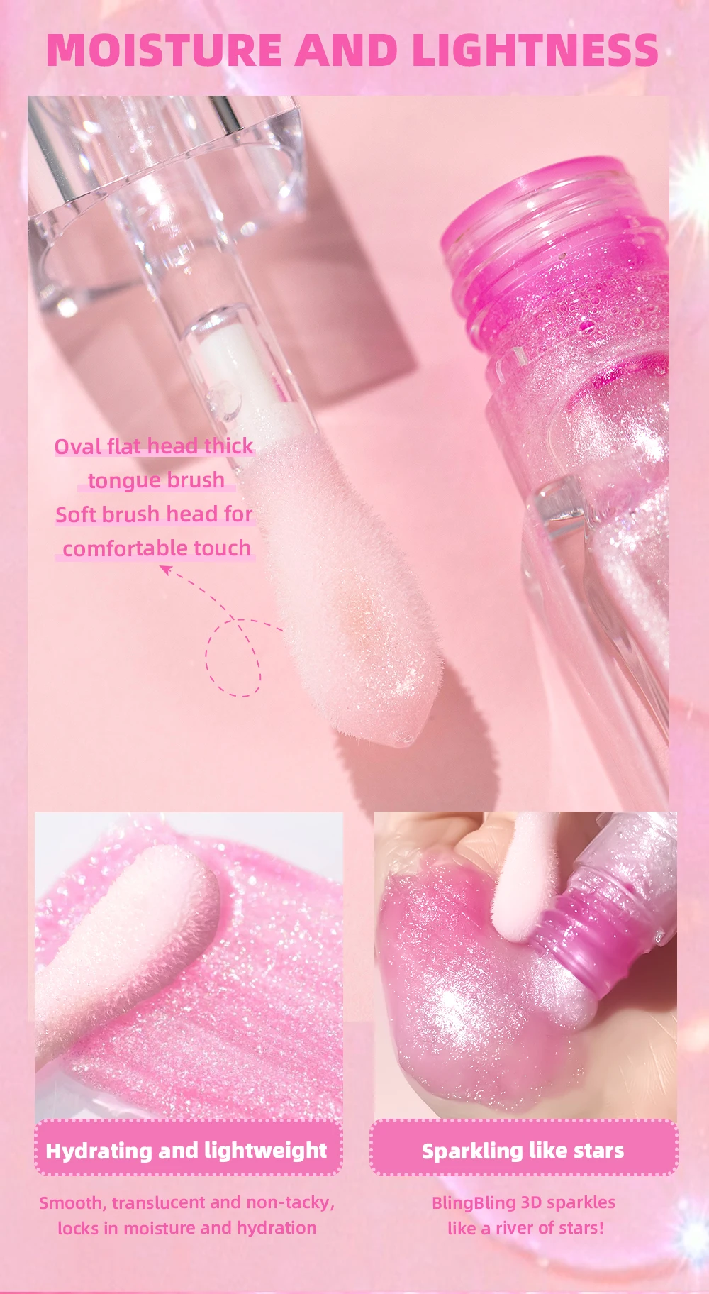 QIBEST Color Change Lip Oil Natural Moisturizer Long-lasting Lip Plumper Gloss Temperature Change Color Lipgloss Lip Care Makeup QIBEST Color Change Lip Oil Natural Moisturizer Long-lasting Lip Plumper Gloss Temperature Change Color Lipgloss Lip Care Makeup