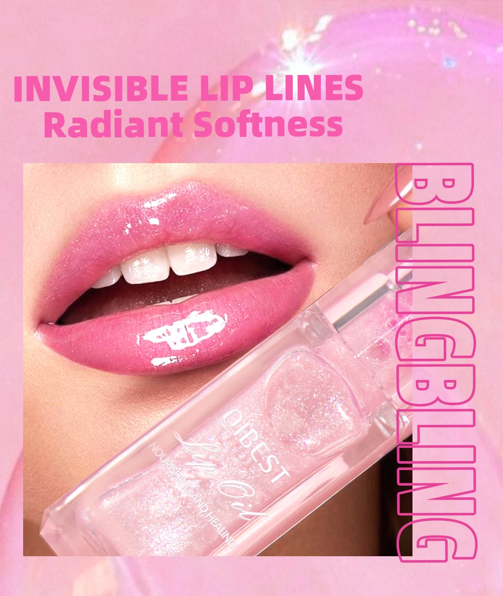 QIBEST Color Change Lip Oil Natural Moisturizer Long-lasting Lip Plumper Gloss Temperature Change Color Lipgloss Lip Care Makeup QIBEST Color Change Lip Oil Natural Moisturizer Long-lasting Lip Plumper Gloss Temperature Change Color Lipgloss Lip Care Makeup