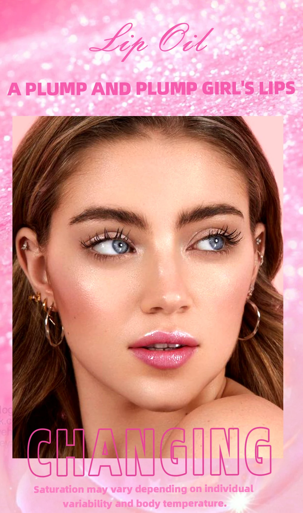 QIBEST Color Change Lip Oil Natural Moisturizer Long-lasting Lip Plumper Gloss Temperature Change Color Lipgloss Lip Care Makeup QIBEST Color Change Lip Oil Natural Moisturizer Long-lasting Lip Plumper Gloss Temperature Change Color Lipgloss Lip Care Makeup