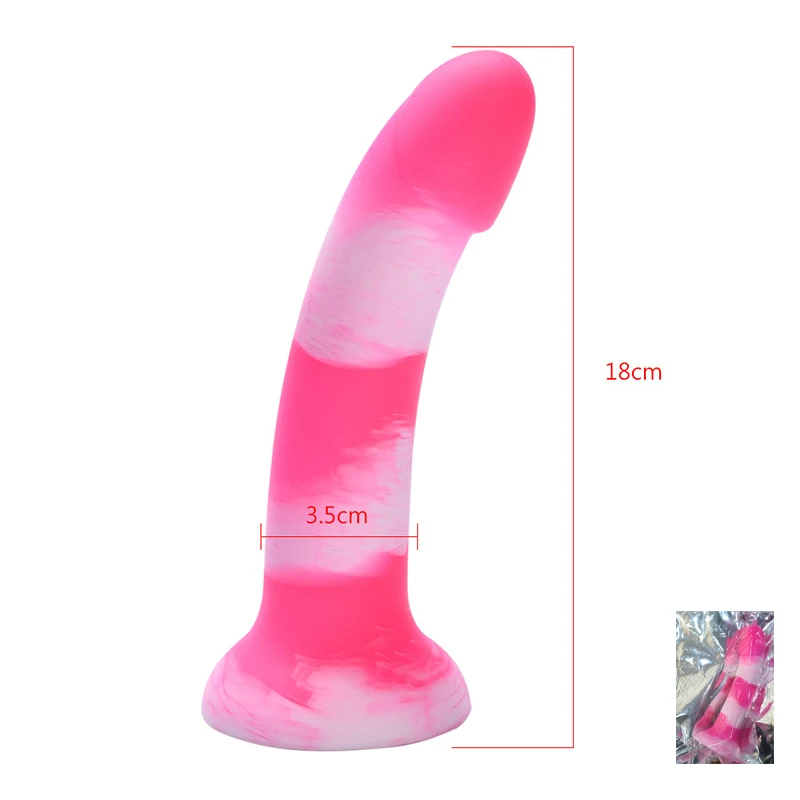 Girls Liquid Silicone Realistic Anal Dildo with Strong Suction Cup pink penis G Spot Dildo for Women Men Sex Toys 14-21cm Girls Liquid Silicone Realistic Anal Dildo with Strong Suction Cup pink penis G Spot Dildo for Women Men Sex Toys 14-21cm