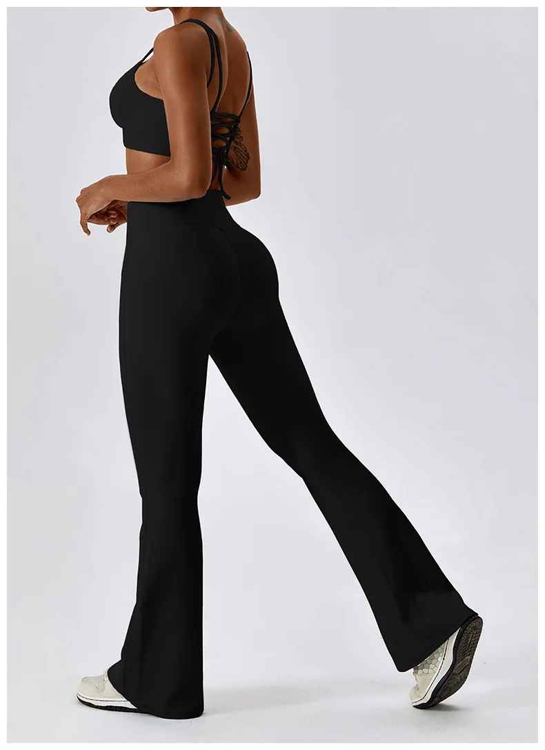 Flare Leggings Yoga Pants Women High Waist Wide Leg Pants Women Gym Workout Fitness Sports Flared Pant Latin Dance Trousers Flare Leggings Yoga Pants Women High Waist Wide Leg Pants Women Gym Workout Fitness Sports Flared Pant Latin Dance Trousers