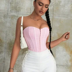 Y2K 2023 Sexy Women Street Rave Lace Up Side PU Leather Skinny Club Shorts Zipper Back Carnival Party Shorts Mujer other cb5feb1b7314637725a2e7: white 
