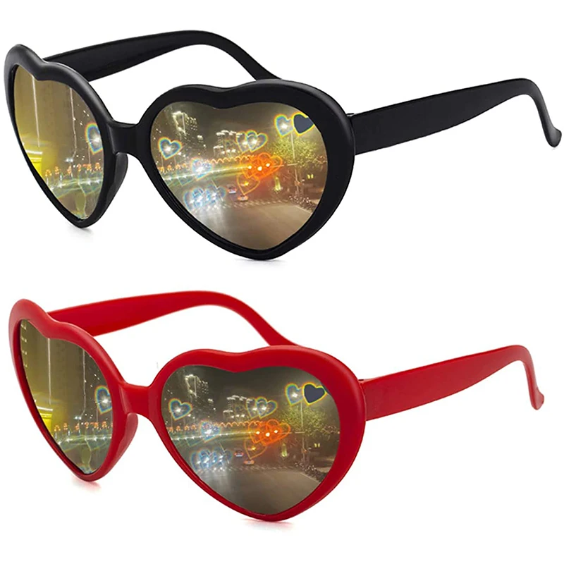 Heart Effect Party Glasses