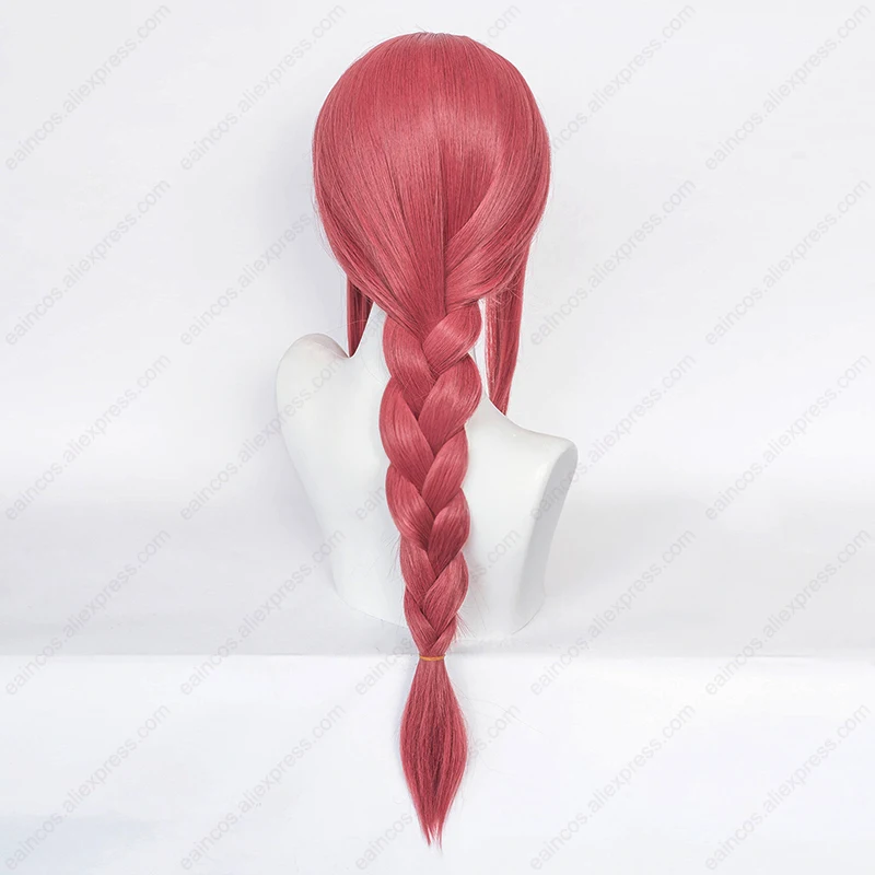 Rose Red Braided Cosplay Wig - Image 5