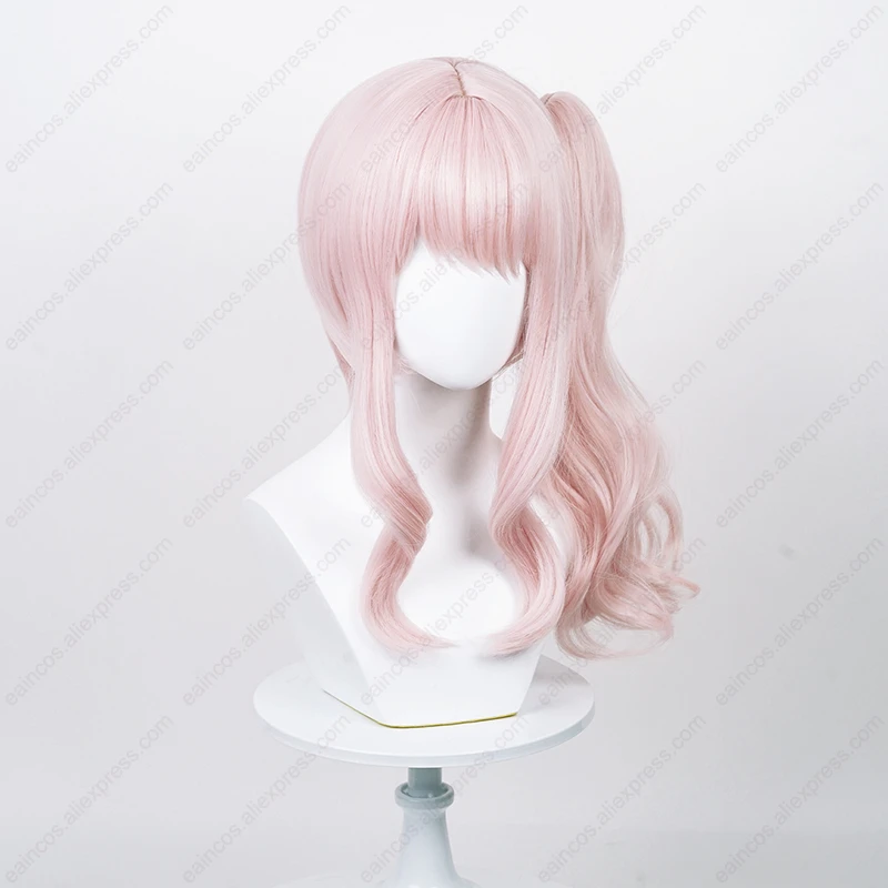 Pink Curly Cosplay Wig - Image 3