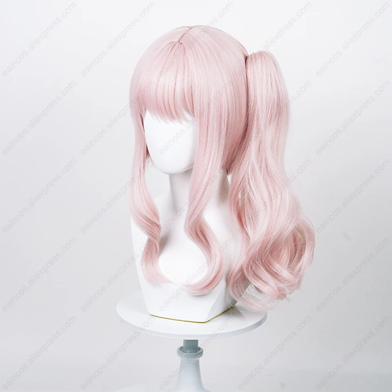Pink Curly Cosplay Wig - Image 4