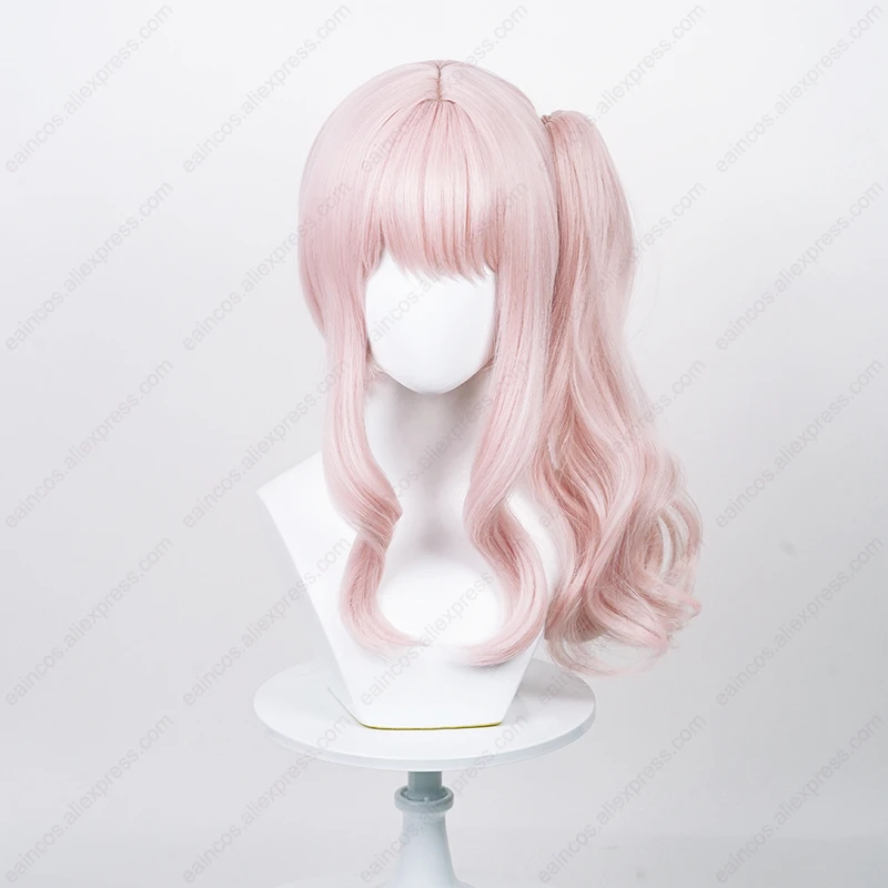Pink Curly Cosplay Wig - Image 2