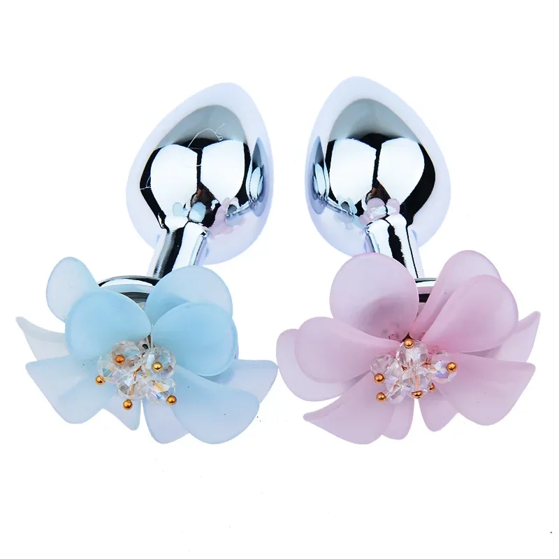 Metal Anal Plug Flower Base Butt Plug Simulated Large Petal Bud Stainless Steel Anal Plug Sex Toys for Couple Gay Adult Game Metal Anal Plug Flower Base Butt Plug Simulated Large Petal Bud Stainless Steel Anal Plug Sex Toys for Couple Gay Adult Game