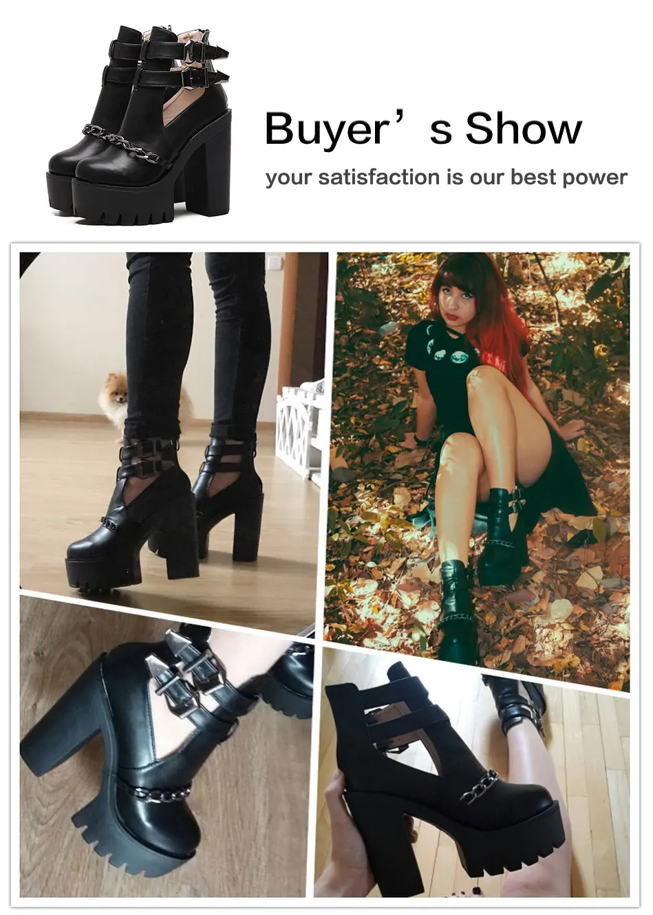 Fashionista Black Ankle Boots Fashionista Black Ankle Boots