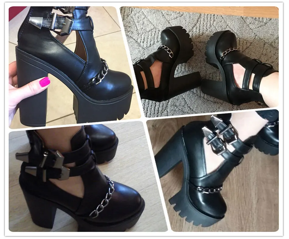 Fashionista Black Ankle Boots Fashionista Black Ankle Boots