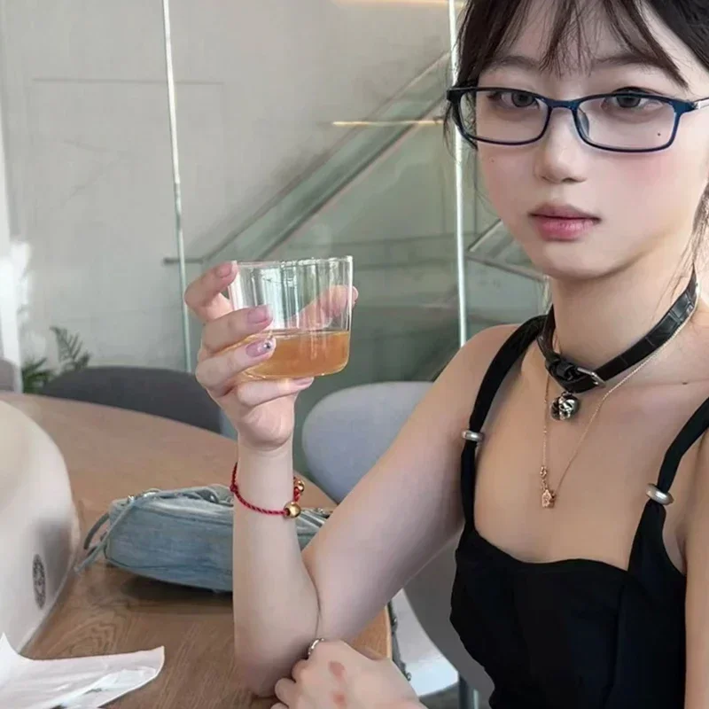 Black Square Frame Glasses - Image 5