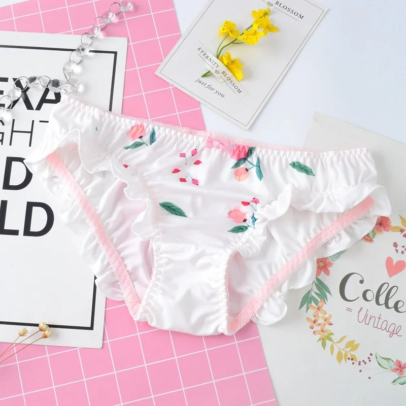 Milk Silk Ruffle Panties - Image 3