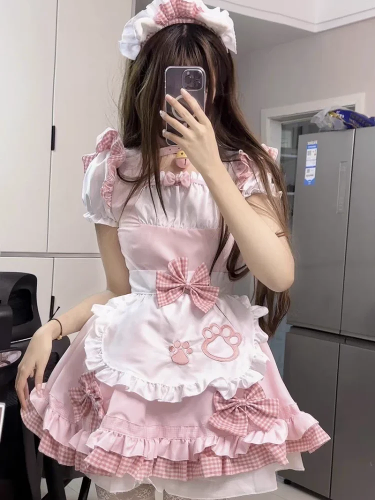 Pink with collar