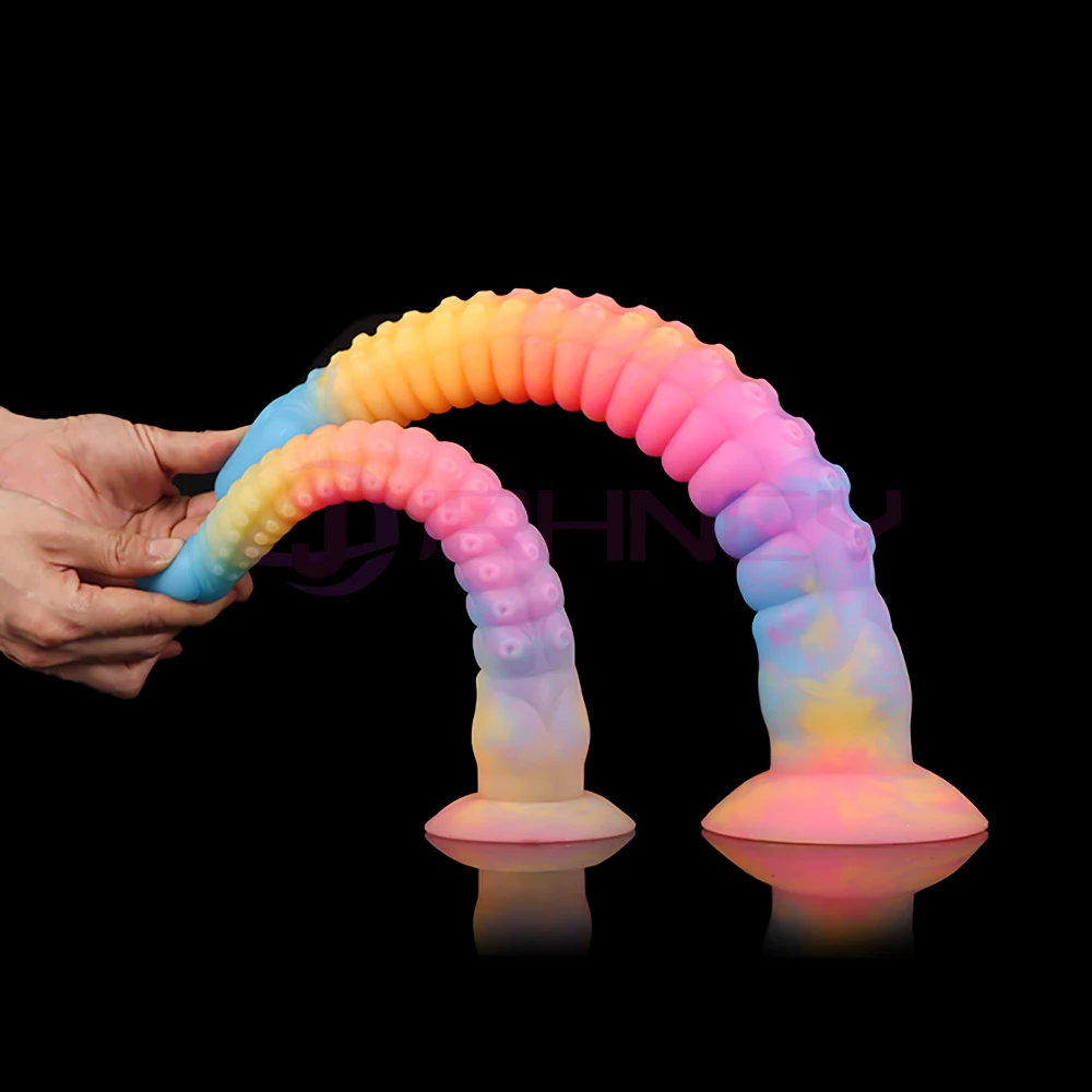 Luminous Anal Plug 56cm Long Butt Plug Silicone Anal Dildos With Suction Cup Octopus Tentacles Anal Xxxl Plug Prostate Massage Luminous Anal Plug 56cm Long Butt Plug Silicone Anal Dildos With Suction Cup Octopus Tentacles Anal Xxxl Plug Prostate Massage