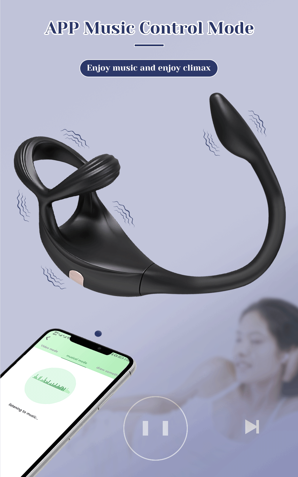 Cock Ring Prostate Vibrator Sex Toys for Men APP Wireless 10 Mode Testicle Massage Anal Butt Plug Penis Ring Male Masturbator 18 Cock Ring Prostate Vibrator Sex Toys for Men APP Wireless 10 Mode Testicle Massage Anal Butt Plug Penis Ring Male Masturbator 18