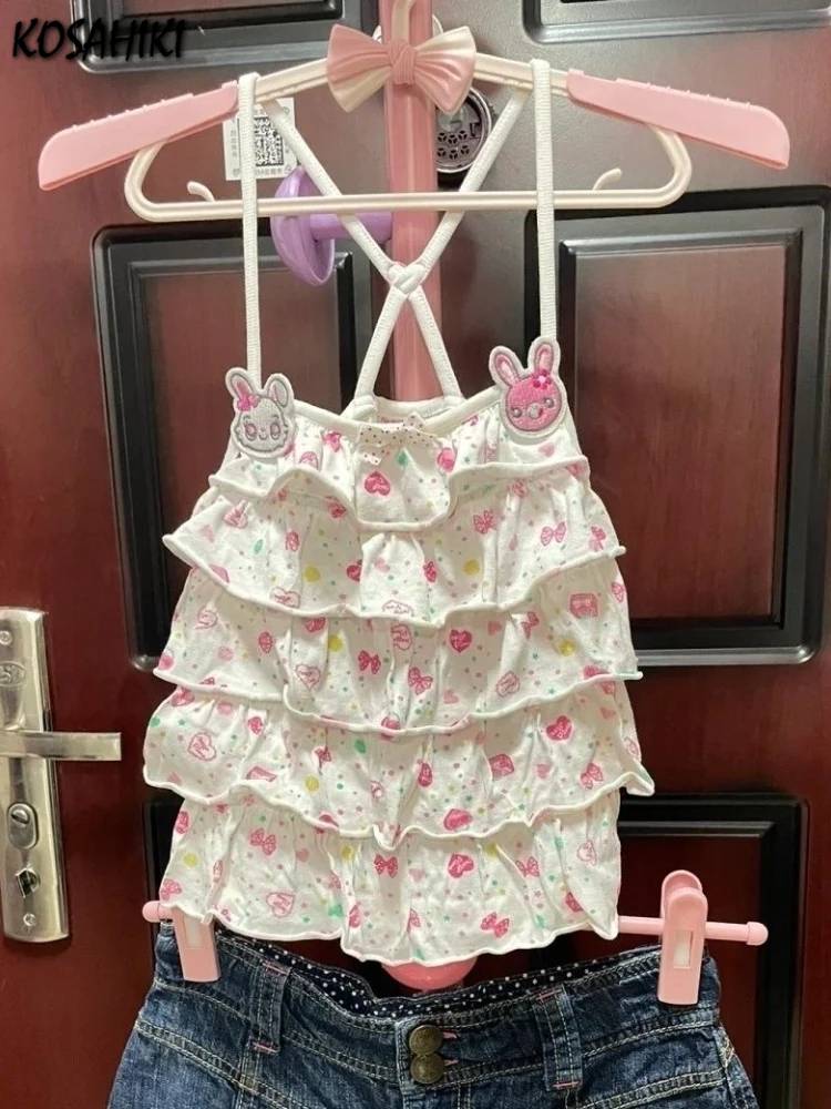 Kawaii Embroidered Y2K Vest