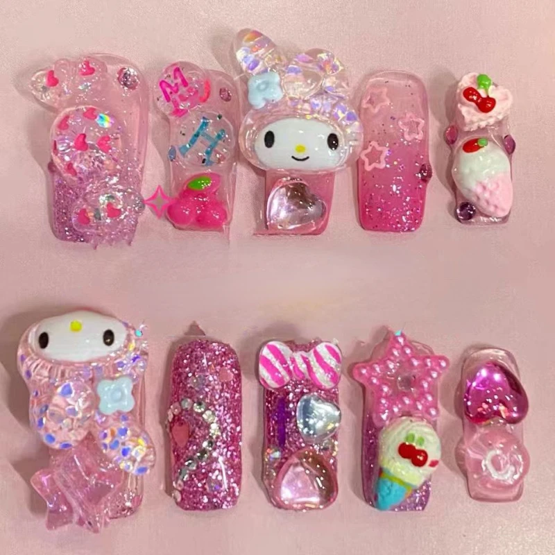 Kawaii Sissy Press-On Nails