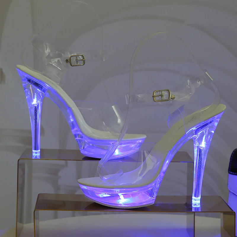 LED Glow Platform Heels - Image 5