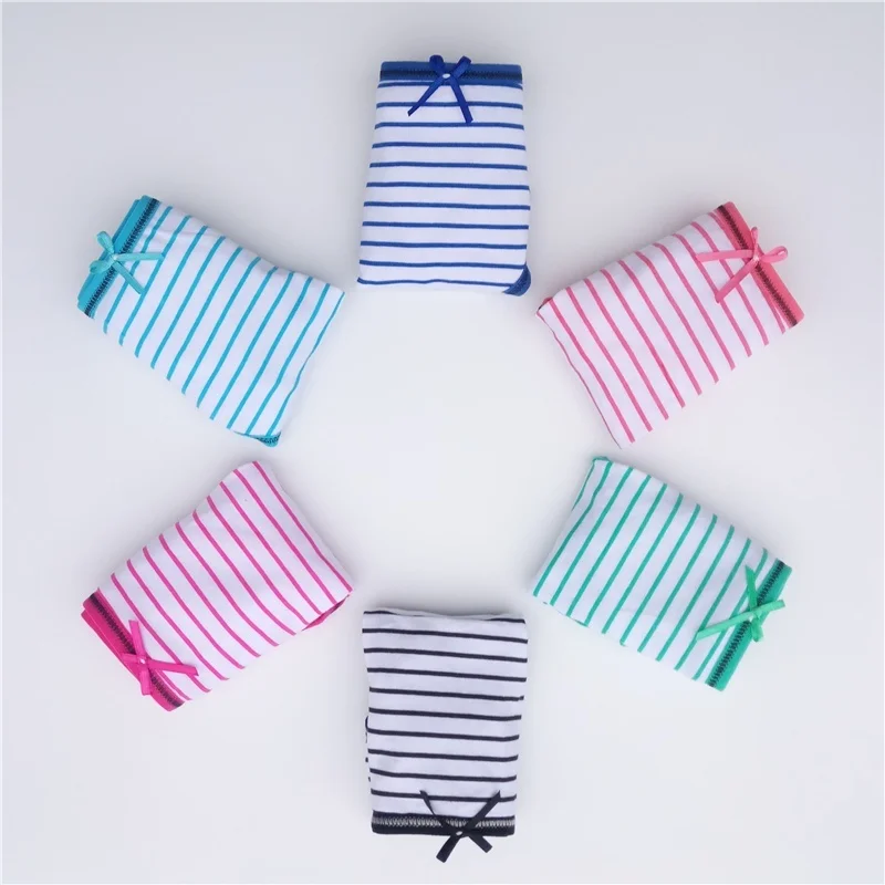Cotton Thong Panties Sexy G-Strings Women Briefs Set Girls Ladies Underpants Stripe Underwear Female Lingerie 5 Pcs/lot Cotton Thong Panties Sexy G-Strings Women Briefs Set Girls Ladies Underpants Stripe Underwear Female Lingerie 5 Pcs/lot