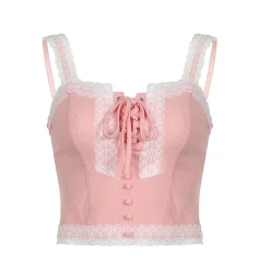 Blushing Pink Sissy Top - L