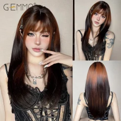 Pink Blonde Ombre Wig - LC3023-1