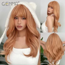Ash Blonde Wavy Wig - Wig WL1145-1
