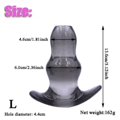 Sissy Hollow Butt Plug - L