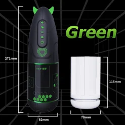 Cyber Sissy Blowjob Machine - Green, China