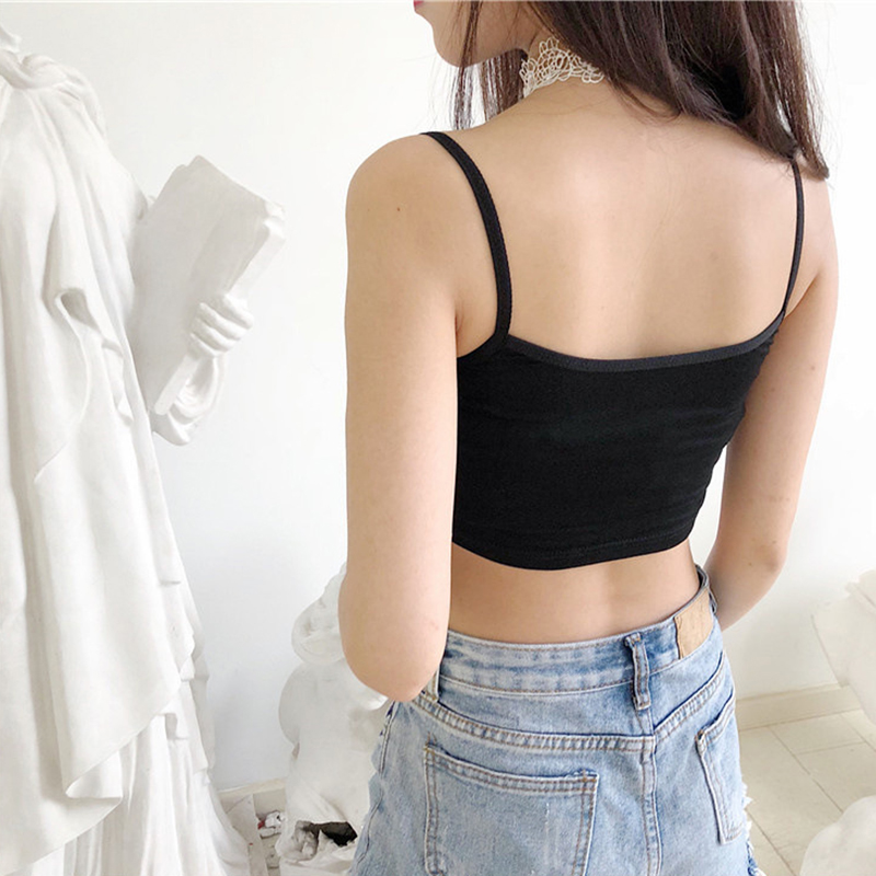 New BLACK Spades OWNED Women's Crop Top Summer Sexy Elastic Cotton Camis Sleeveless Short Tank Top Bar Hot Tops for Women