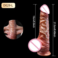 Realistic Sliding-Skin Dildo - D029-L