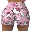 Kawaii Cat Biker Shorts