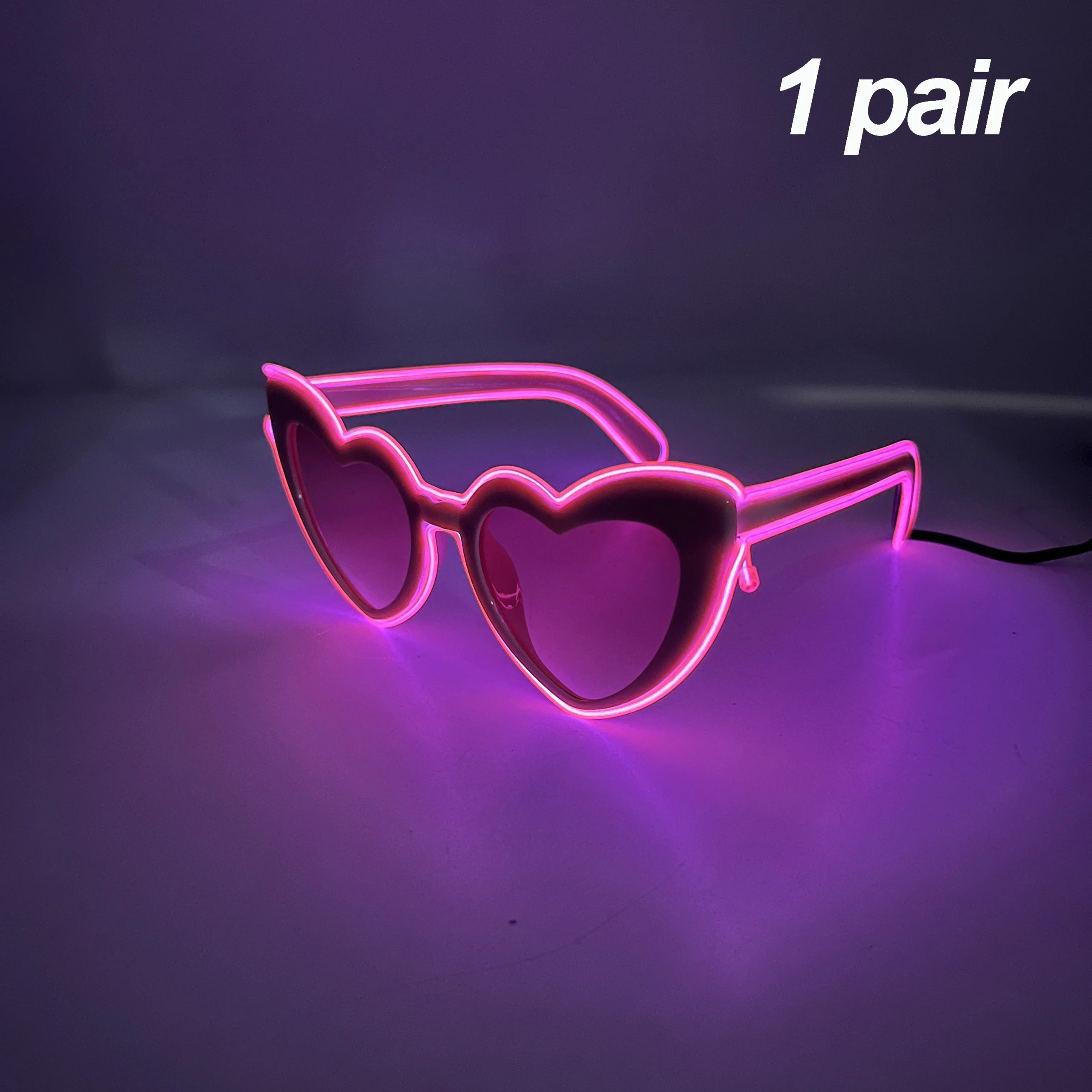 1 pc led glasses