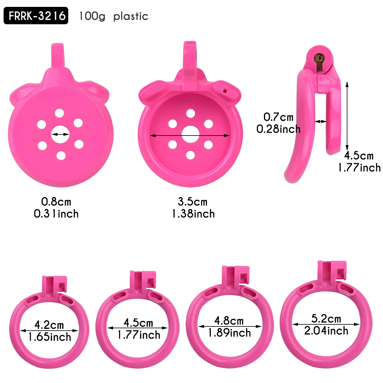 Strapon Flat Chastity Cage - Image 3