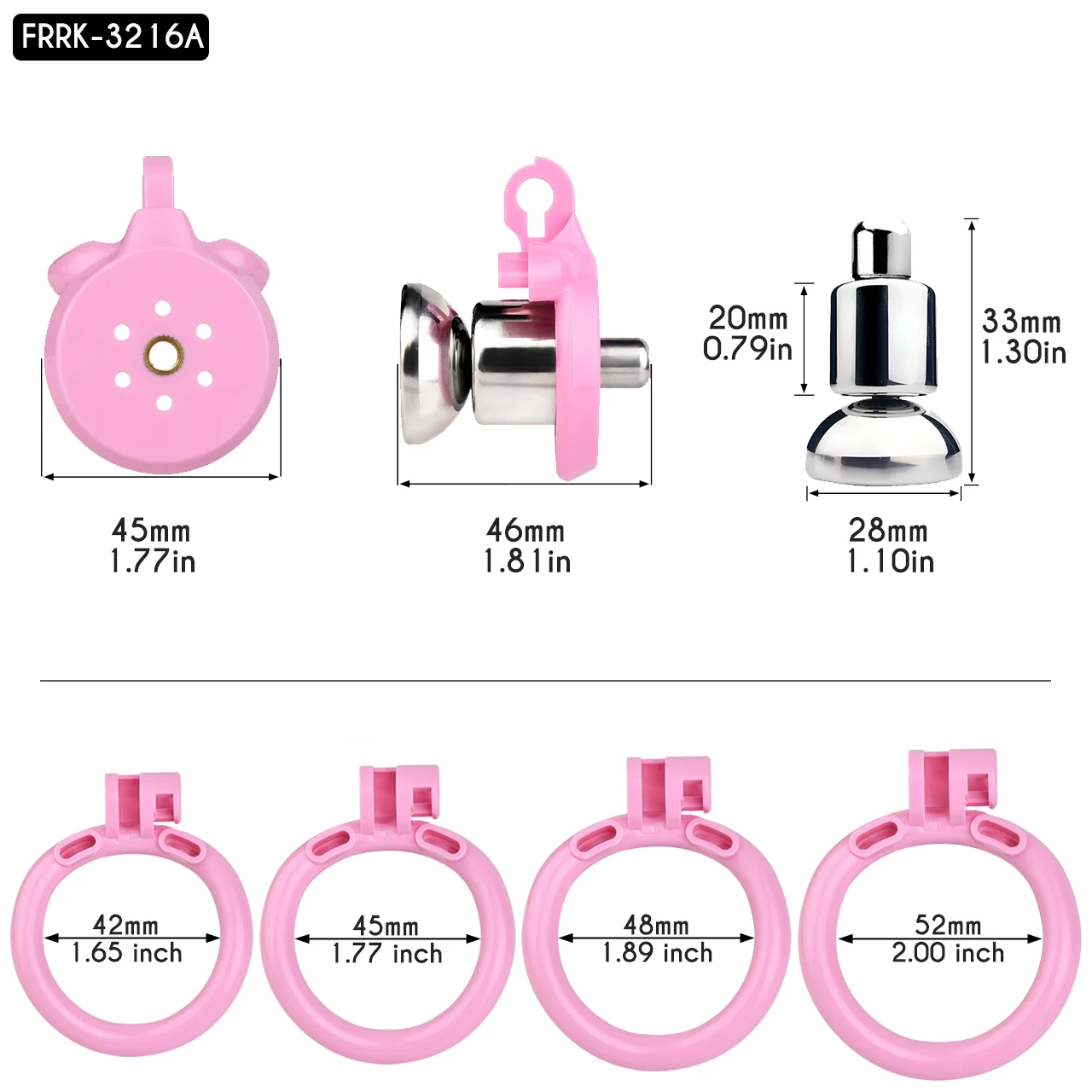 Strapon Flat Chastity Cage - Image 2