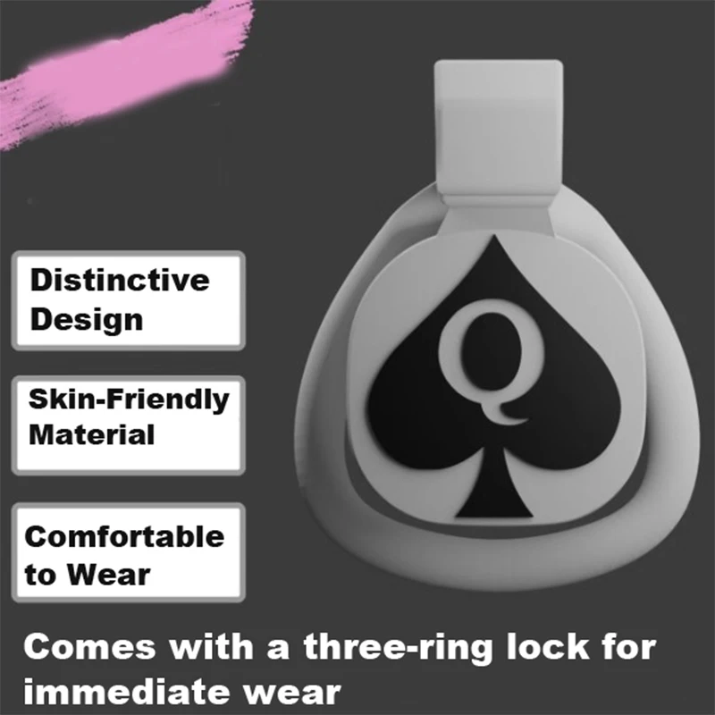 Flat Spade Chastity Cage - Image 2