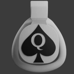Flat Spade Chastity Cage