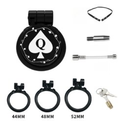Queen of Spades Chastity Cage - B