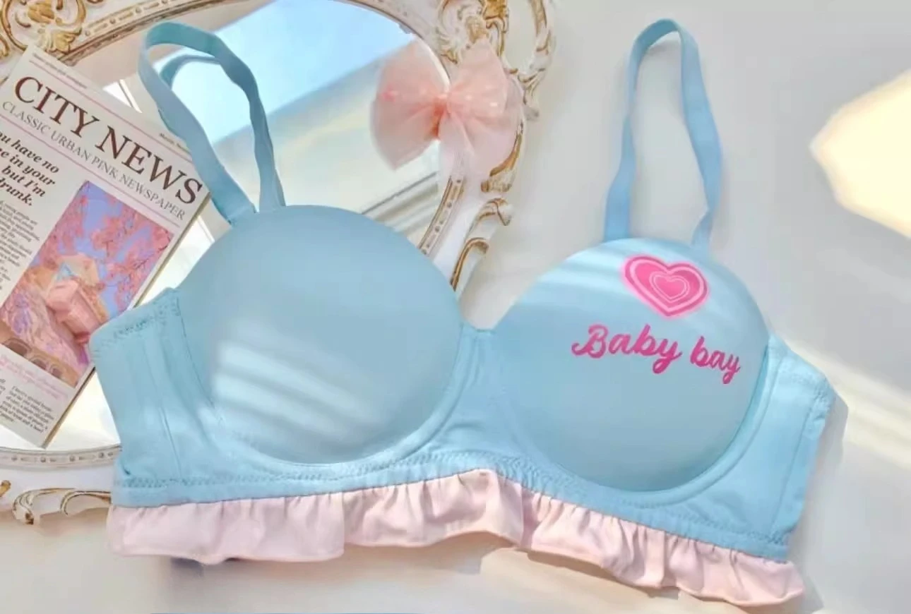 Blue -Only Bra