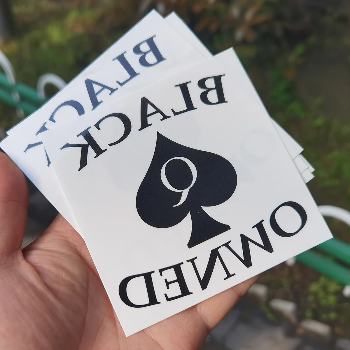 Black Owned Temporary Tattoo