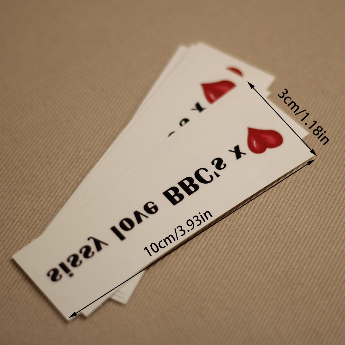 Sissy Loves BBC Temporary Tattoo - Image 3