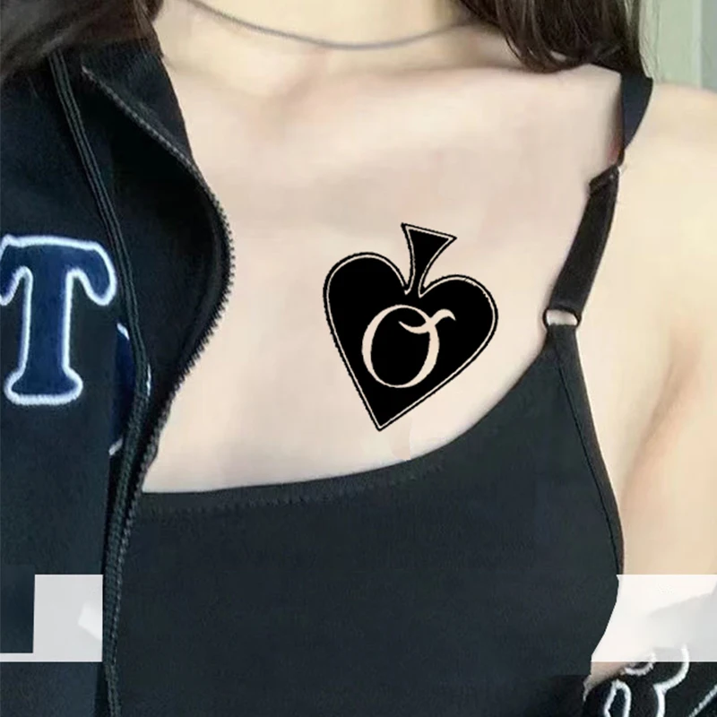 Queen of Spades Temporary Tattoos - Image 2